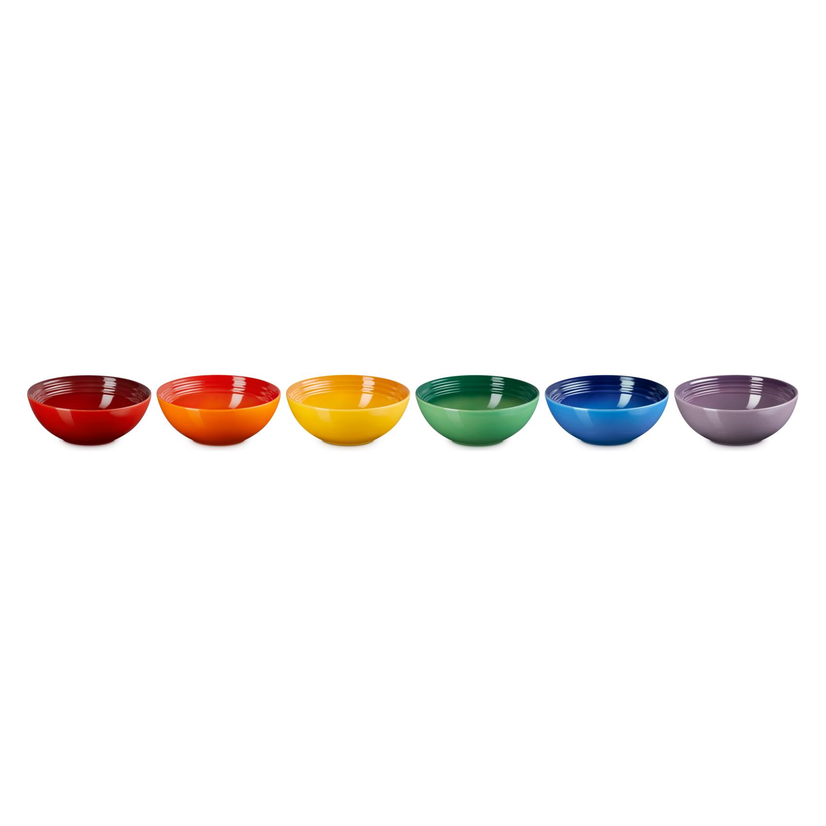 Le Creuset Set 6 cereal bowls rainbow (62785774)