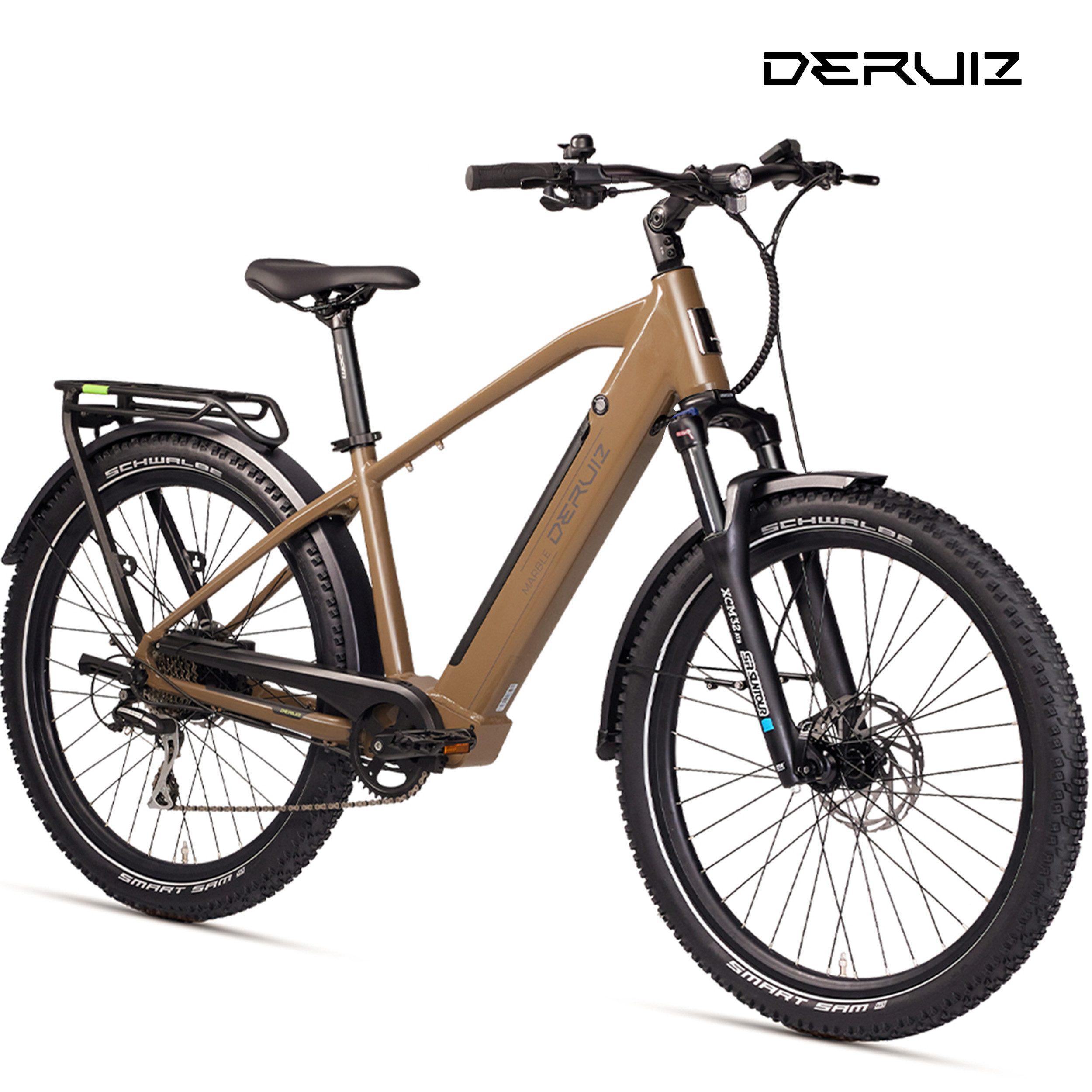 E-Bike Trekkingrad 28 Zoll, SUV, 644Wh, 161km, Bluetooth+App, Cityrad, bis zu 170kg 8 Gang SHIMANO Acera RD-M360 SGS Schaltwerk, Kettenschaltung