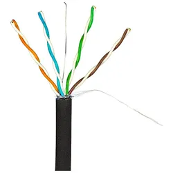 Danicom CAT7 S/FTP 50m Aussenkabel Starrleiter - PE (Fca) (S/FTP, CAT7, 50 m), Netzwerkkabel