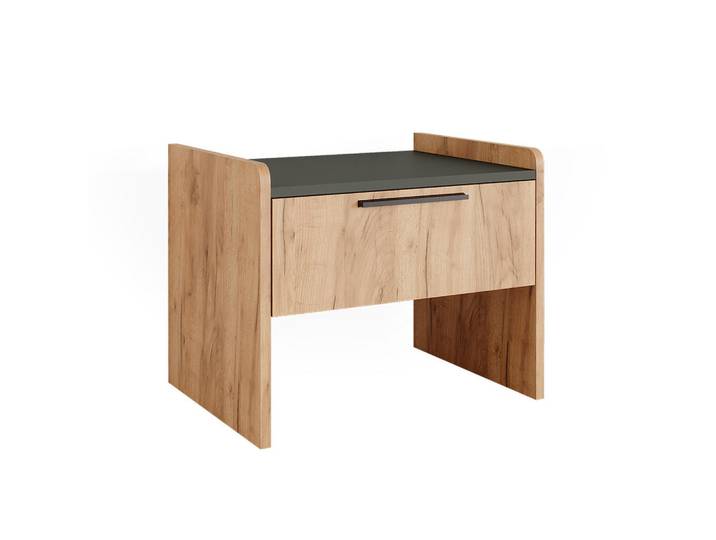 Vicco Esszimmerbank Roman Sandeiche 53.5 x 41.1 cm mit 1 Schublade, Sandfarben, Rechteckig, 53.5x43x41.1 cm, Esszimmer, Bänke, Sitzbänke