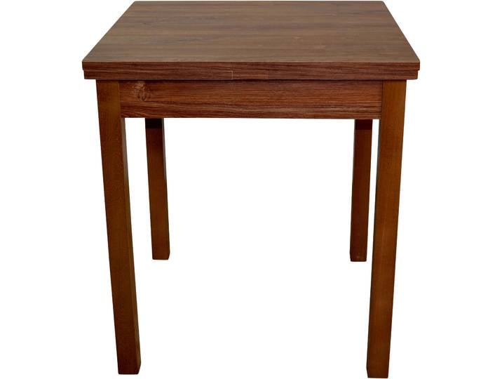Esstisch, braun (nussbaum, nachbildung, nussbaum, nachbildung, nussbaum, nachbildung), H:75cm T:67cm, HOFMANN LIVING AND MORE, Tische, Esstisch, ausziehbar