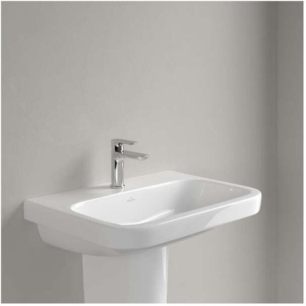 Villeroy und Boch Villeroy & Boch Architectura Waschtisch 418866R1  65x47cm, weiß, mittleres Hahnloch durchgestochen
