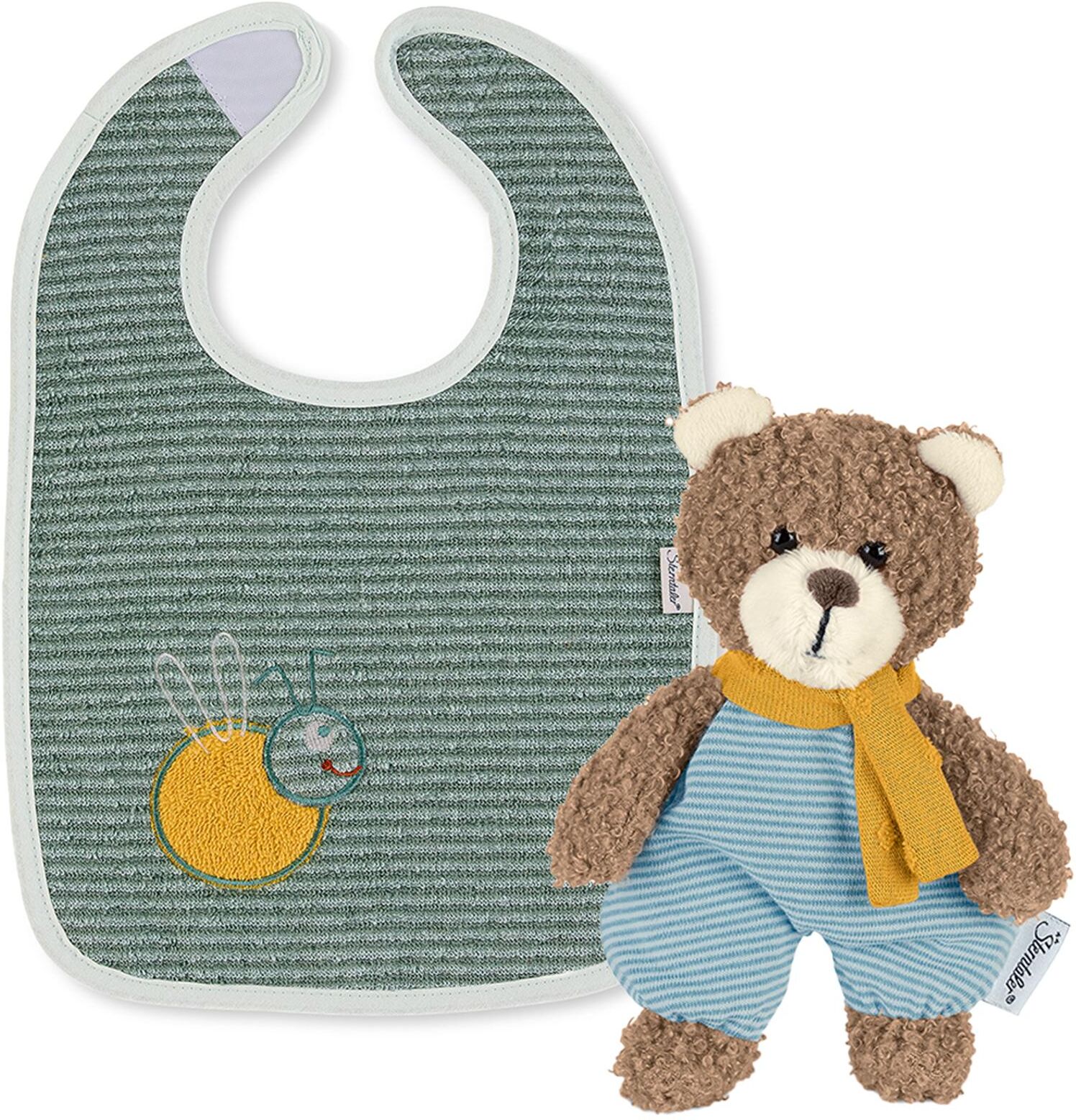 Plüschfigur STERNTALER "Erik", Kinder, grau (grau, weiß), Plüschfiguren Plüschfigur grau, weiß Einheitsgröße