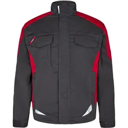 Bundjacke "1290-880" Galaxy leicht - S - anthrazit/rot
