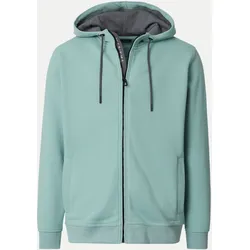 Sweatjacke mit Kapuze Grün XL