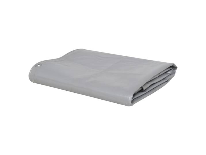 vidaXL Abdeckplane 650 g/m² 4x4 m Grau