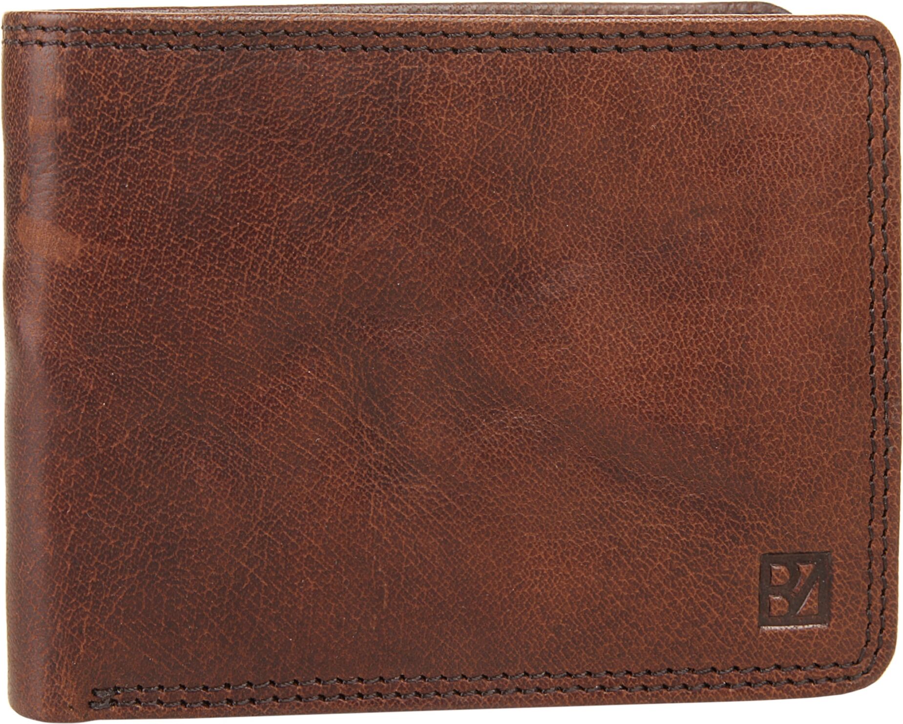Geldbörse BODENSCHATZ "BODENSCHATZ Herren echt Leder", Herren, braun (cognac), Leder, gepflegt, Kleinlederwaren Geldbörse, echt Leder