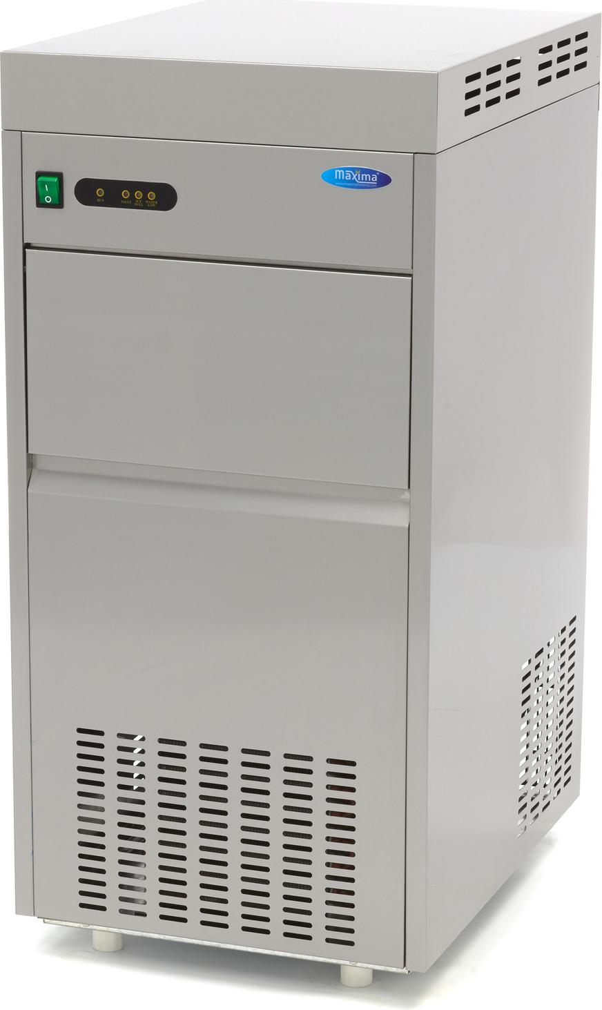 Maxima - Gastro Eiswürfelmaschine - 85 kg/Tag - Zerkleinert/Flocken - Luftgekühlt