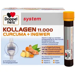 Doppelherz system Kollagen 11.000 Curcuma + Ingwer 30X25 ml