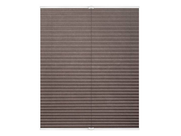 PLISSEE KLEMMFIX, OHNE BOHREN, VERSPANNT Taupe, 210 cm, 60, 210