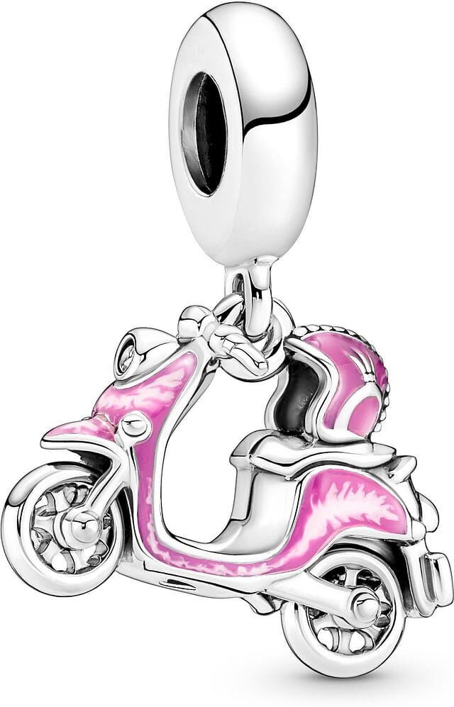 Charm Pandora Pendant Scooter Rose Femme