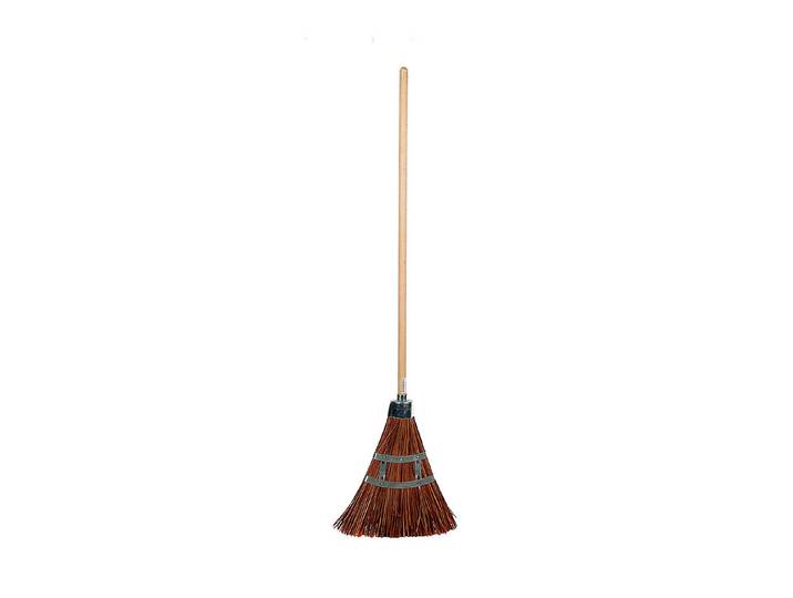 Piassava-Besen mit 2-fachem Stahlband
