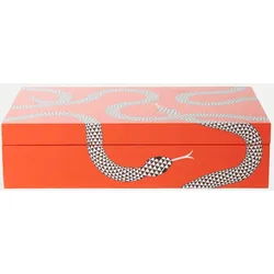 Lackbox Groß Eden 28x18x6 cm Orange L