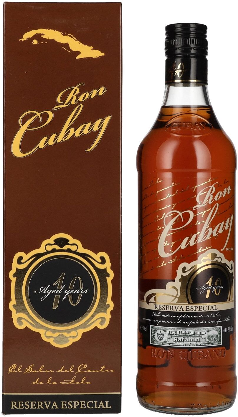 Ron Cubay 10 Years Old RESERVA ESPECIAL 40% Vol. 0,7l in Geschenkbox
