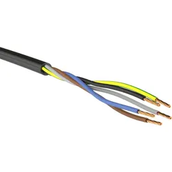 H05VV-F 5G0,75 - PVC-Schlauchleitung, schwarz, Ring 50m