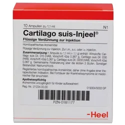 CARTILAGO suis Injeel Ampullen 10 St