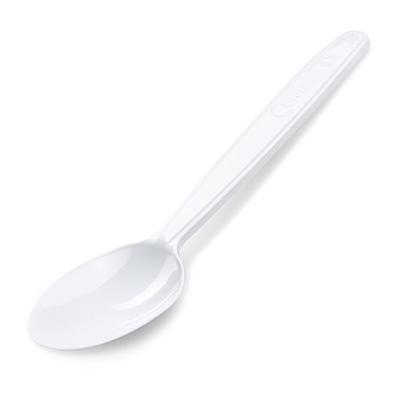 VEPATIM 2500x Mehrweg Kaffeelöffel 13 cm weiß wiederverwendbar 125 Waschzyklen PP