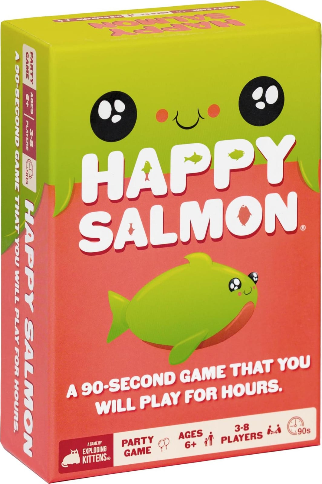 Exploding Kittens Happy Salmon kaartspel voor 3-6 spelers vanaf 6 jaar