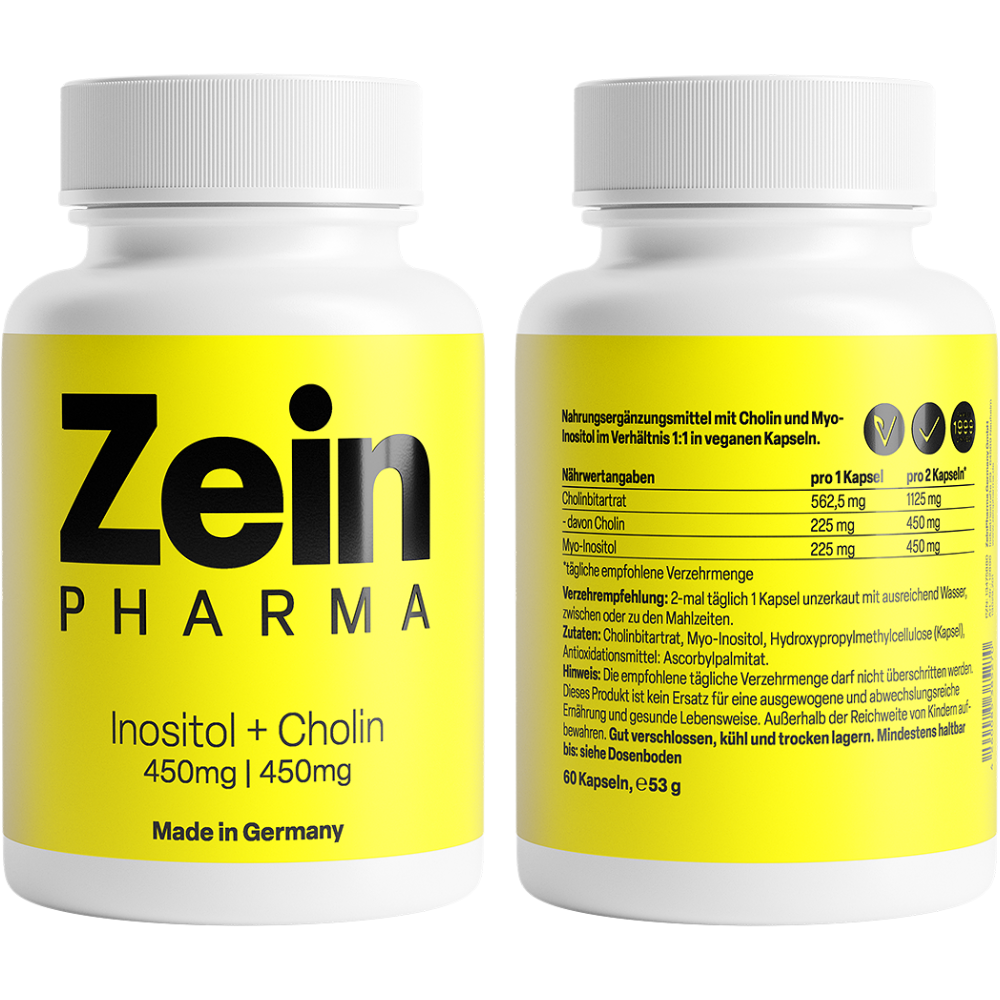 ZeinPharma Choline-Inositol 450mg Liver Health Food Supplement 60&nbsp;caps.