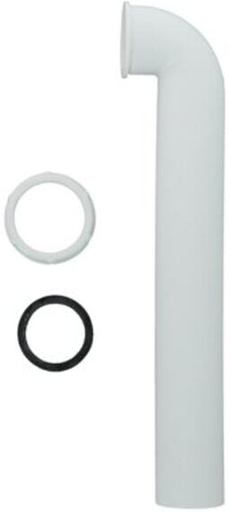 V&B; Coude d'évacuation avec collerette 40 x 245 mm ; Villeroy & Boch (98000400)