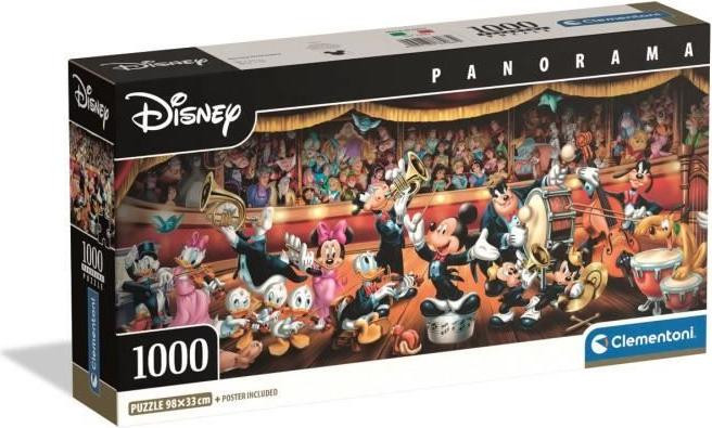 Clementoni Compact Puzzel 1000 stukjes Disney Orkest