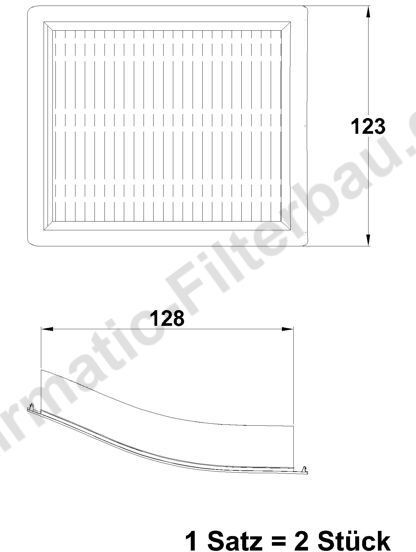 Airmatic Filterbau Filter, Innenraumluft If0099s Motorraum, Unter Den Scheibenwischern Für Bmw