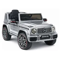 Mercedes AMG G 63 Silber lackiertes batteriebetriebenes Auto