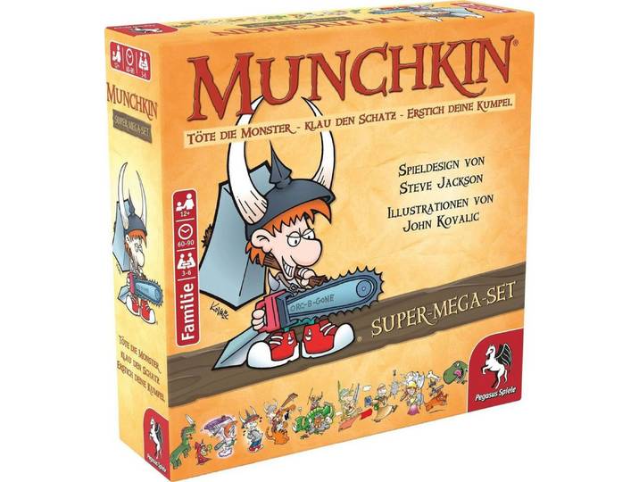 Pegasus Spiele Spiel Munchkin Fantasy Super-Mega-Set