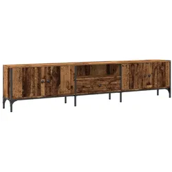 vidaXL TV-Schrank mit Schublade Altholz-Optik 200x25x44 cm