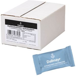 Dallmayr Schokobonbons Kaffeebohnen schokoliert, in Zartbitterschokolade, 1000 g, 600 Stück