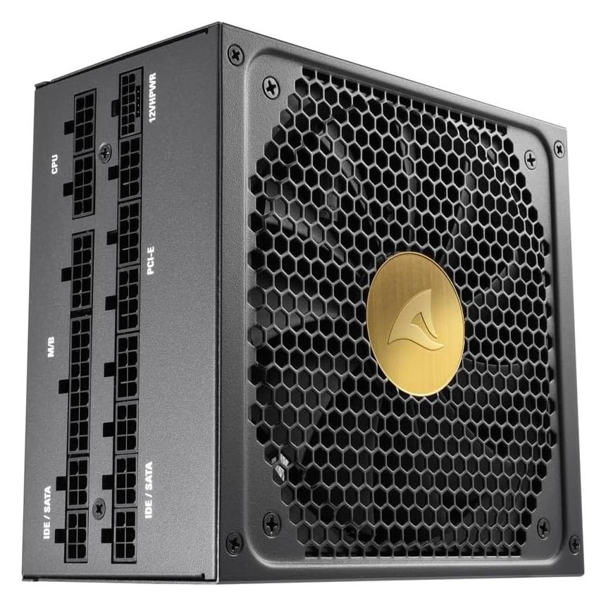 Sharkoon REBEL P30 Gold 1300W ATX3.0 (schwarz, 1x 12VHPWR, 8x PCIe, Kabel-Management, 1300 Watt) (1300 W) (4044951038541)