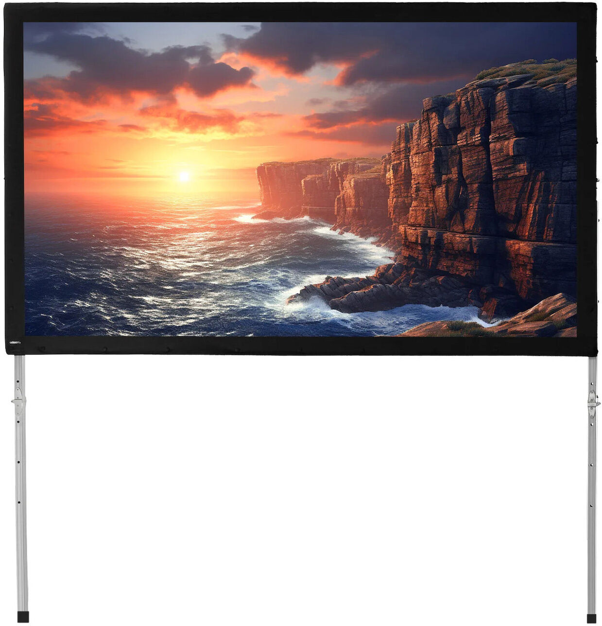 Celexon Faltrahmen Leinwand Mobil Expert 366 X 206cm, Rückprojektion