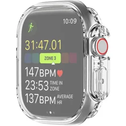 Schutzhülle für Apple Watch Ultra 1 & 2 49 mm Smartwatch Displayschschutz Case Cover Tasche Transparent Uhr Bumper