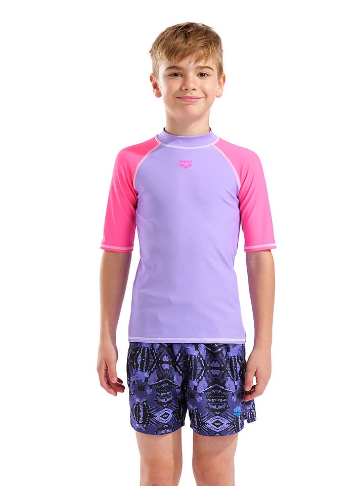 Arena Badeshirt in Lila/ Pink - 164