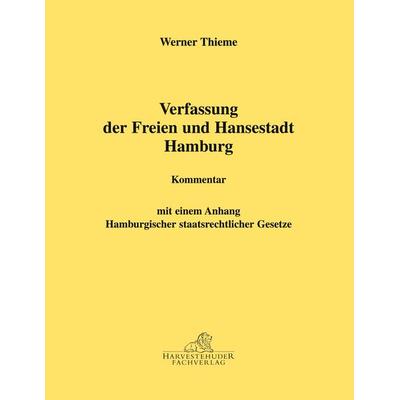 Die Verfassung der Freien- u. Hansestadt Hamburg, Taschenbuch von , BoD - Books on Demand, 978-3-933375-00-1