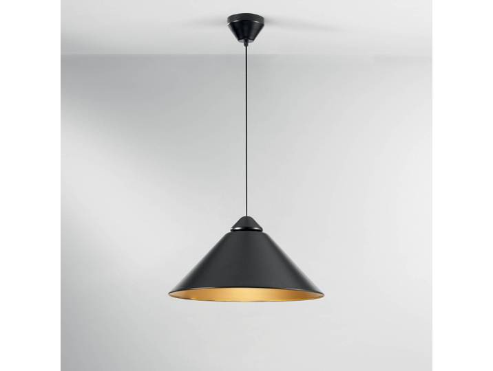 Luce Ambiente Design Hängelampe Big Bang, dimmbar, schwarz, für Wohn- / Esszimmer, Metall, Modern, Pendelleuchte