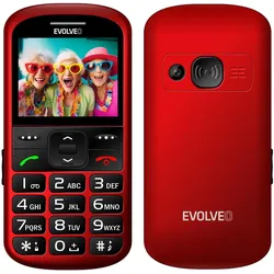 Evolveo EasyPhone XS, mobile phone for seniors, red (2.20"), Tastenhandy, Rot