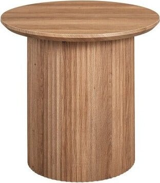 Salontafel VAGOS Meublorama Oud eiken effect Diameter: 50 cm