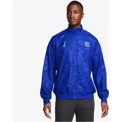 NIKE FC Barcelona Dri-FIT Strike Ausweich-Präsentationsjacke Herren 417 - old royal/lime blast XXL