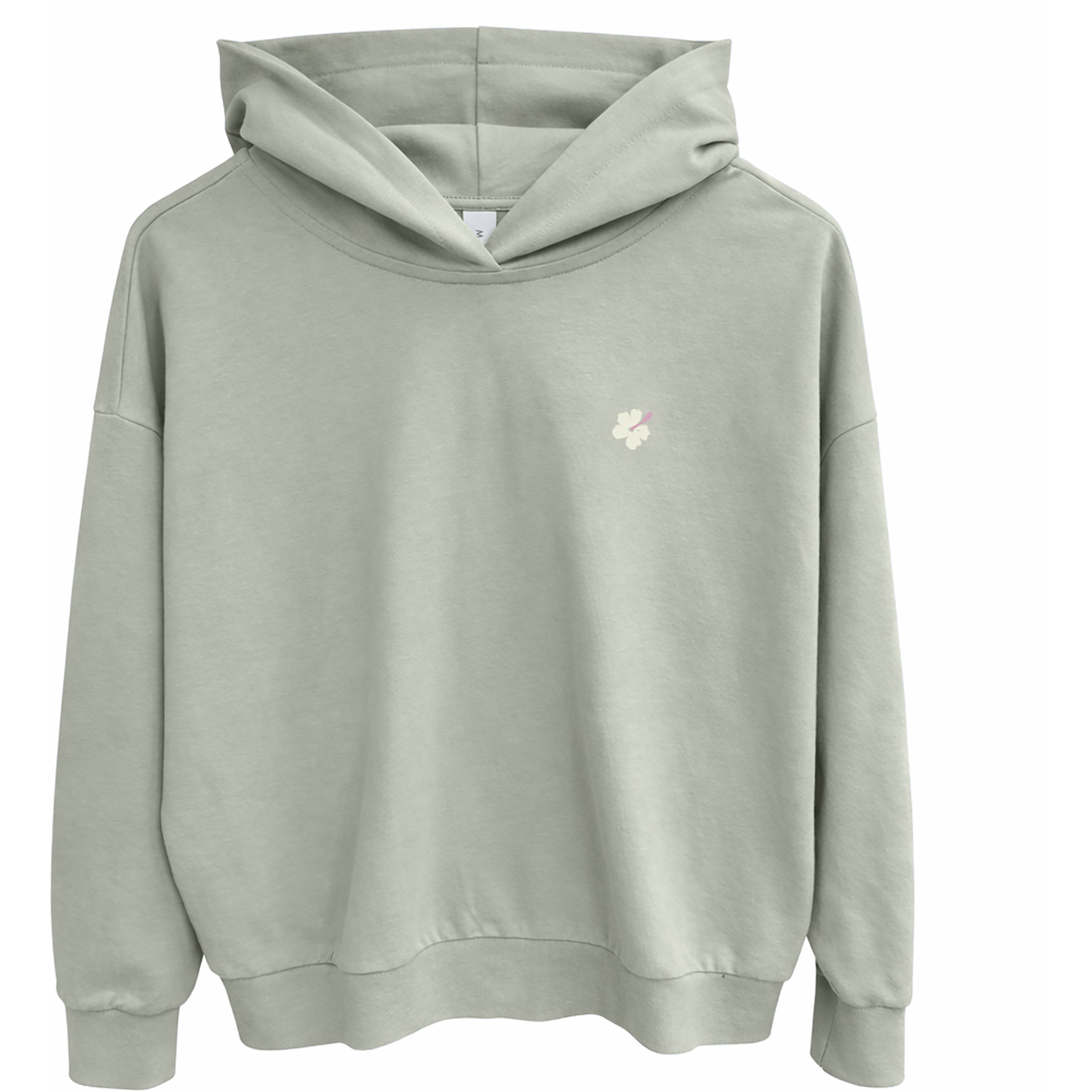 Mazine Back Print Damen Hoodies grau Größe L Lifestyle Hautfreundlich