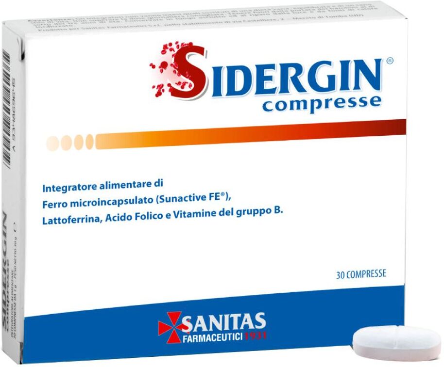 SANITAS LAB.CHIMICO FARM.Srl SIDERGIN 30CPR
