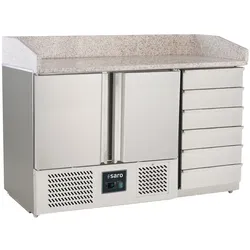 Saro Pizzatisch Modell PZ 9001 PRO, Außenmaße: B 1420 x T 700 x H 1020 mm