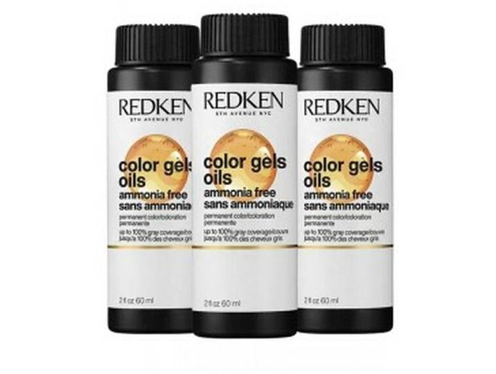 Permanente kleur Redken COLOR GEL OILS Nº 5NA - 5.01 3 X 60 ml