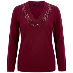 V-Pullover Emilia Lay rot, 44