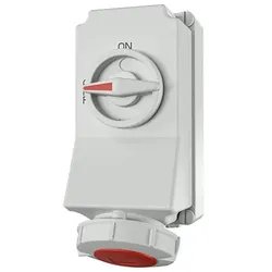 Mennekes 5677AA Wanddose abschaltbar 32A5p6h400V IP67