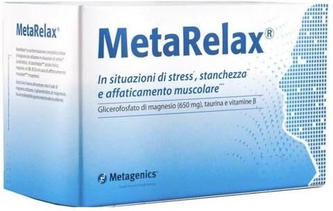 Metarelax Metagenics Integratore contro Stanchezza, Stress e Tensione Muscolare 180 Compresse