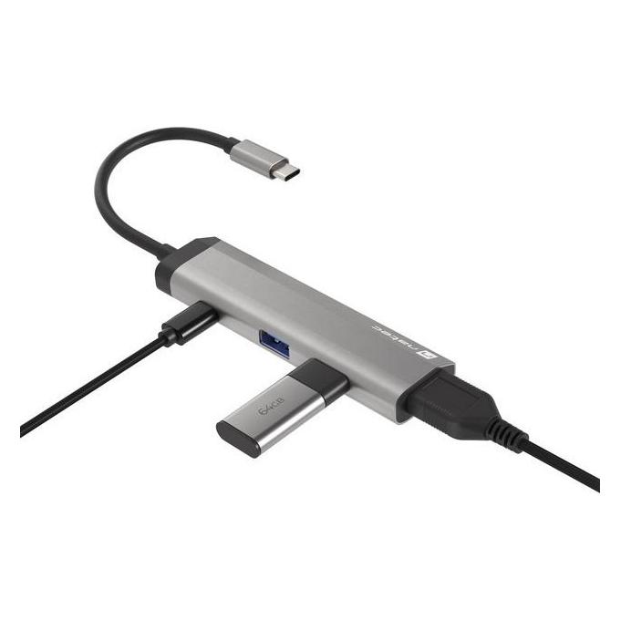 Genesis NATEC Multiport Fowler Slim USB-C (USB-C, 4 Ports) (NMP-1984)