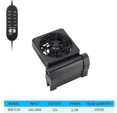 Uplift Essentials Adjustable Cooling Fan For Aquarium Heat Dissipation uk ww f1n