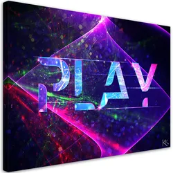 BILD AUF LEINWAND Für Gamer Spiele Gaming 100x70cm