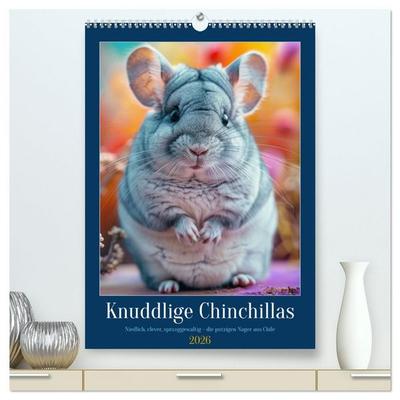 Waurick, K: Knuddlige Chinchillas (hochwertiger Premium Wand